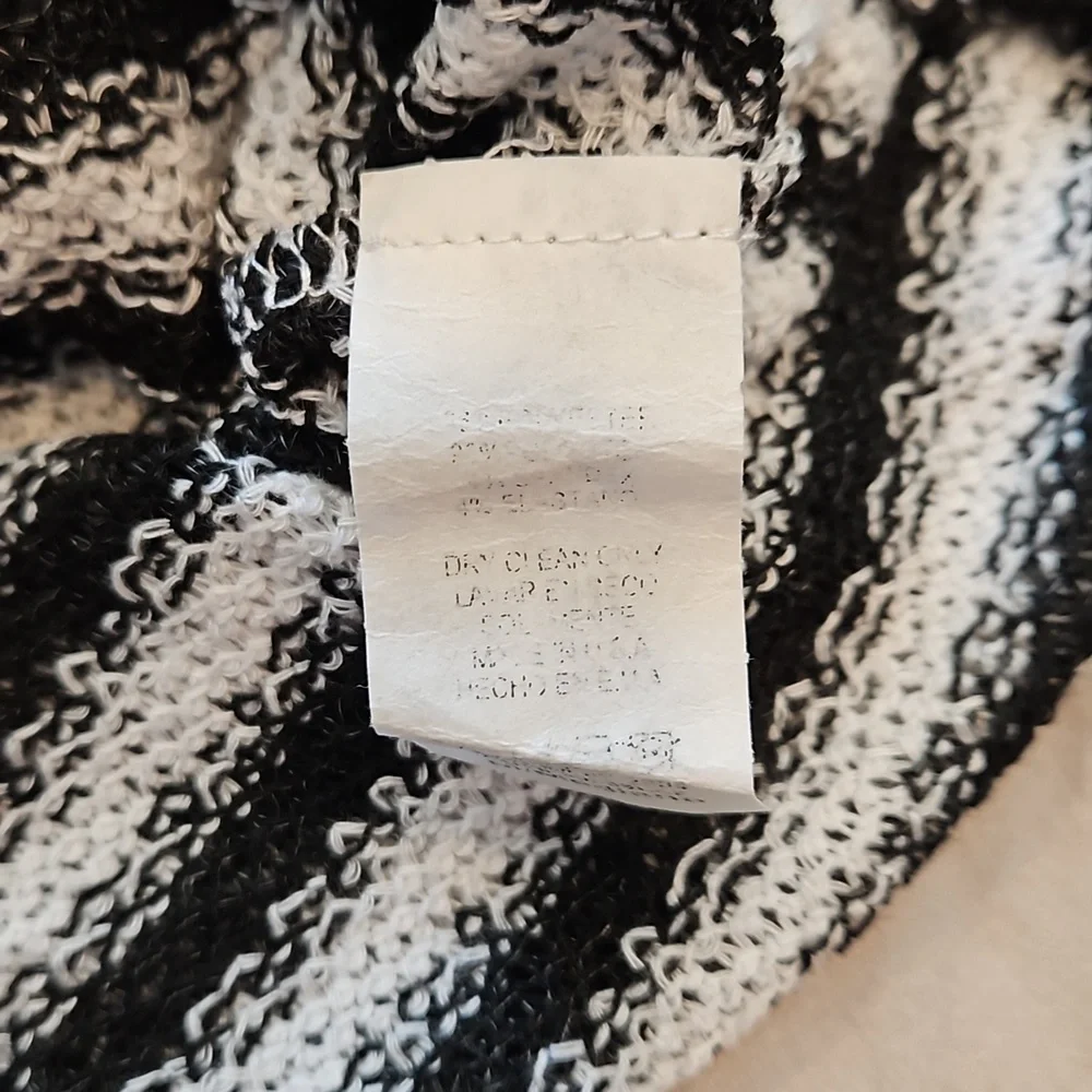 Papermoon Black and White Striped Sweater